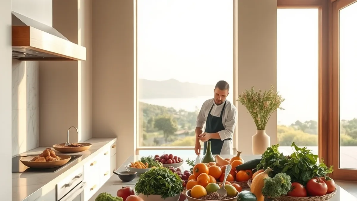 villa with a private chef
