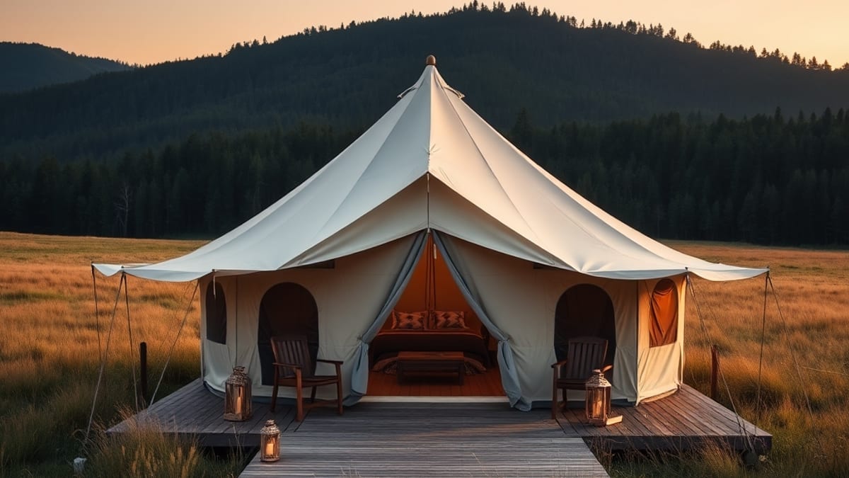 what is glamping