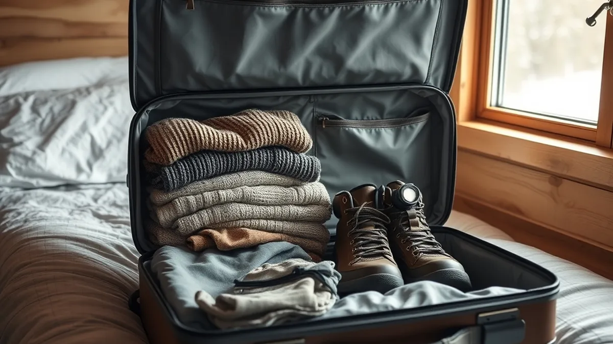 what to pack for a lodge stay
