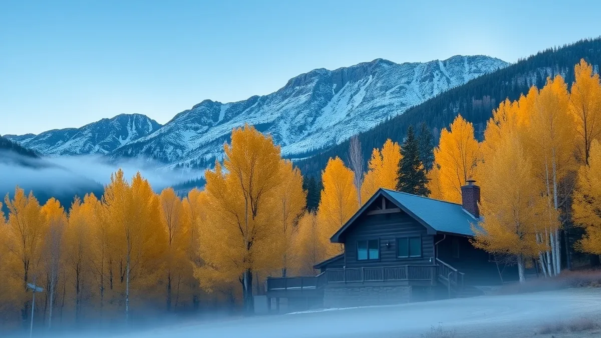 book a lodge for fall foliage