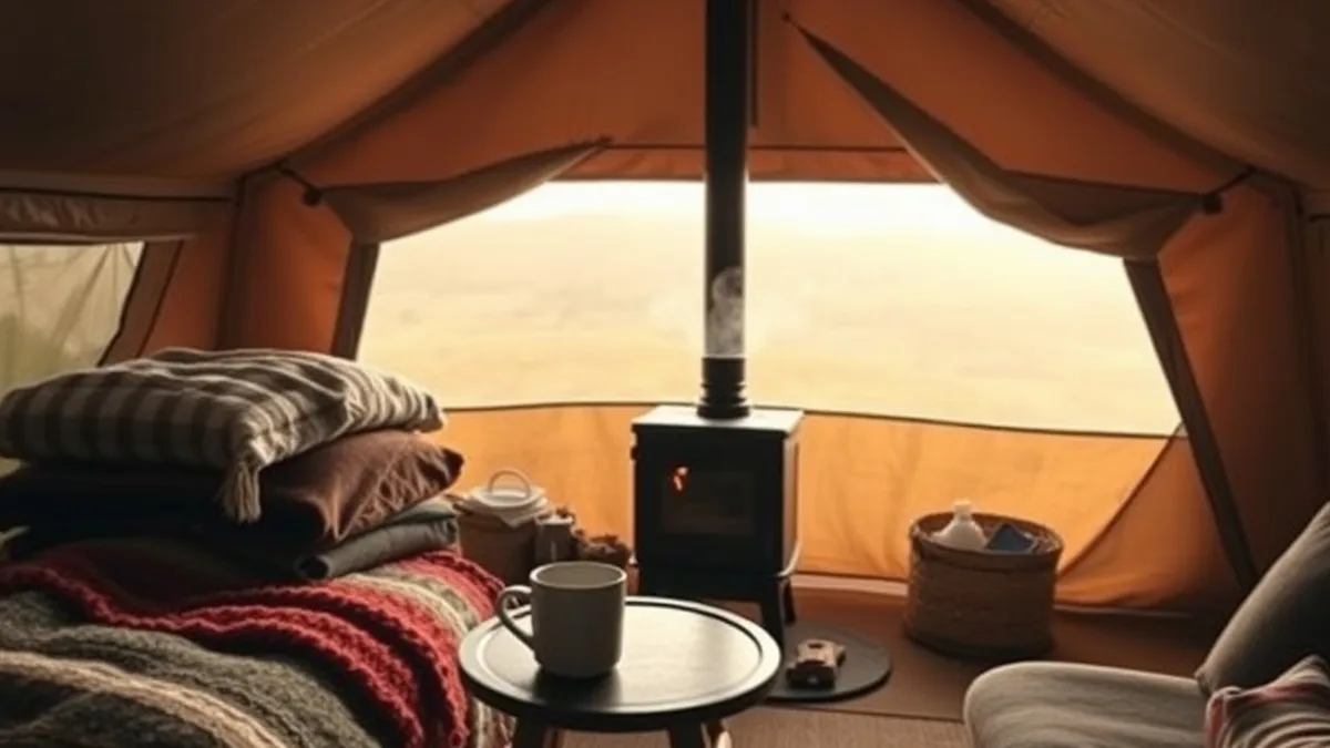 winter glamping essentials